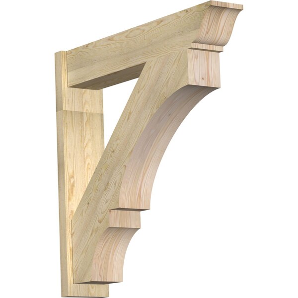 Ekena Millwork Balboa Traditional Rough Sawn Outlooker, Douglas Fir, 8"W x 40"D x 40"H OUT08X40X40BOA01RDF - main